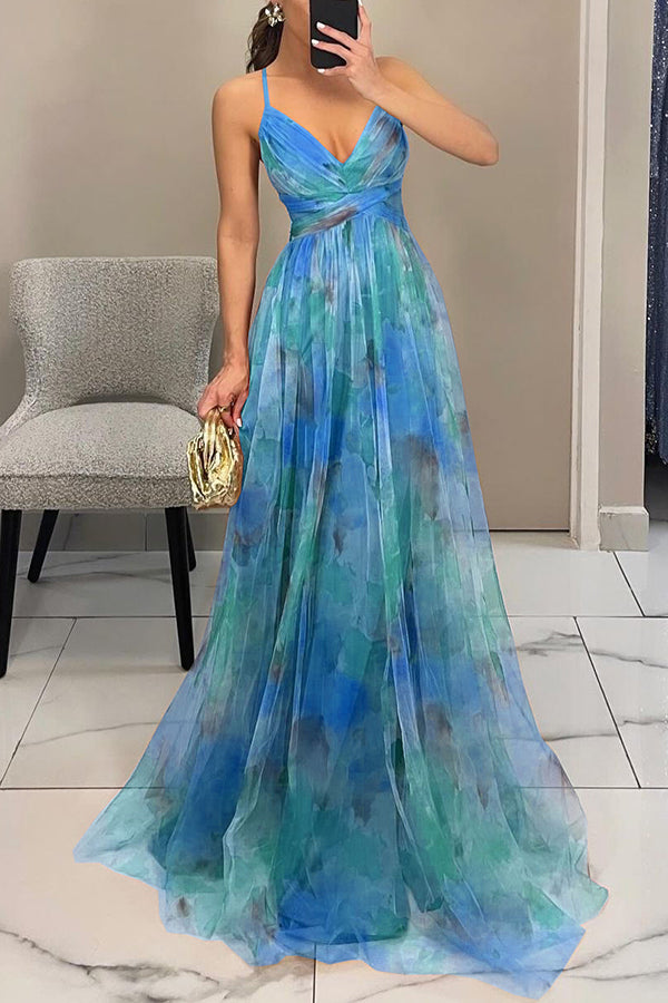 MECH FLORAL DRESS