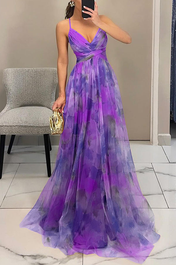 MECH FLORAL DRESS
