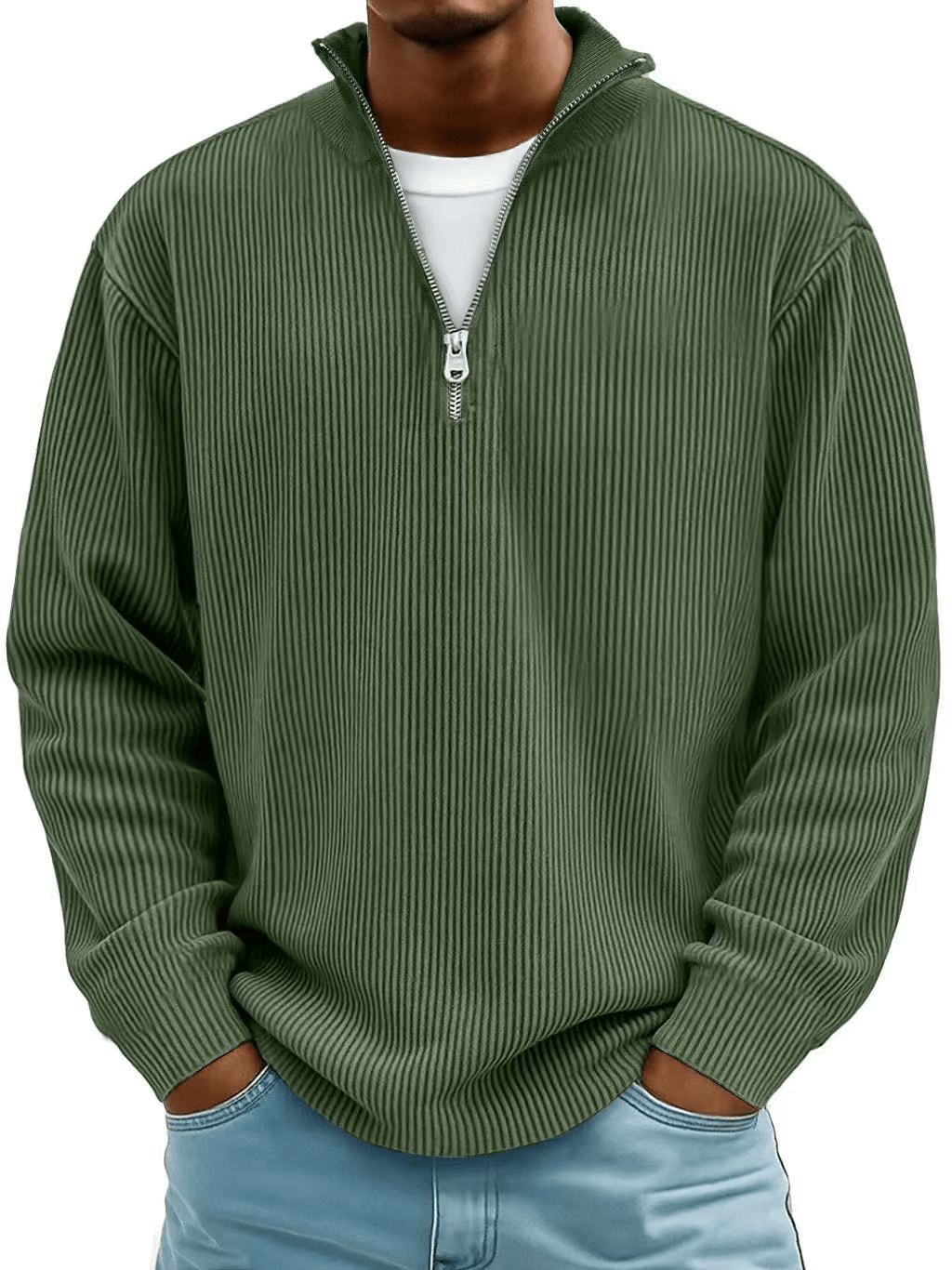 MATTEO RIBBED PULLOVER