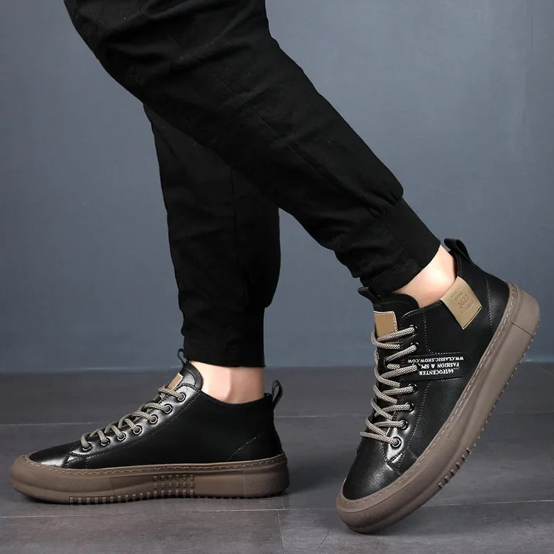 UPTOWN LEATHER SNEAKERS