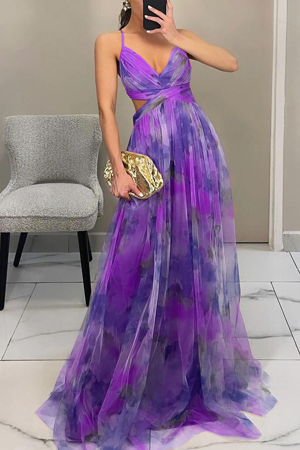 MECH FLORAL DRESS
