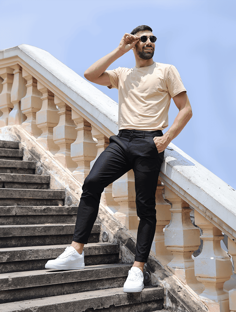 Noa Stretch Pants - Black