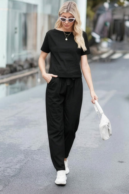 LUNNARA COTTON-LINEN CO-ORD