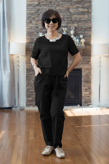 LUNNARA COTTON-LINEN CO-ORD