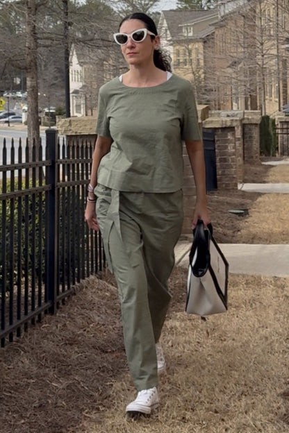 LUNNARA COTTON-LINEN CO-ORD