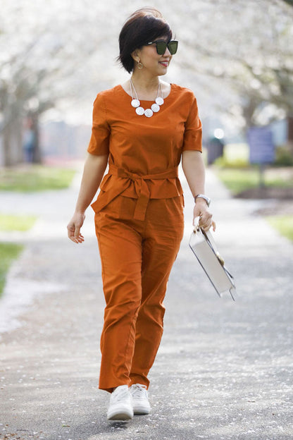 LUNNARA COTTON-LINEN CO-ORD