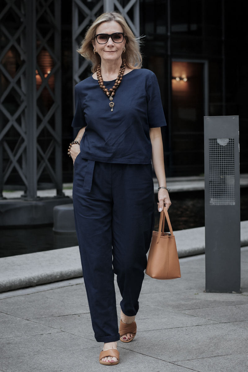 LUNNARA COTTON-LINEN CO-ORD
