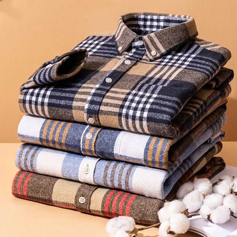 BELMONTE COTTON FLANNEL SHIRT