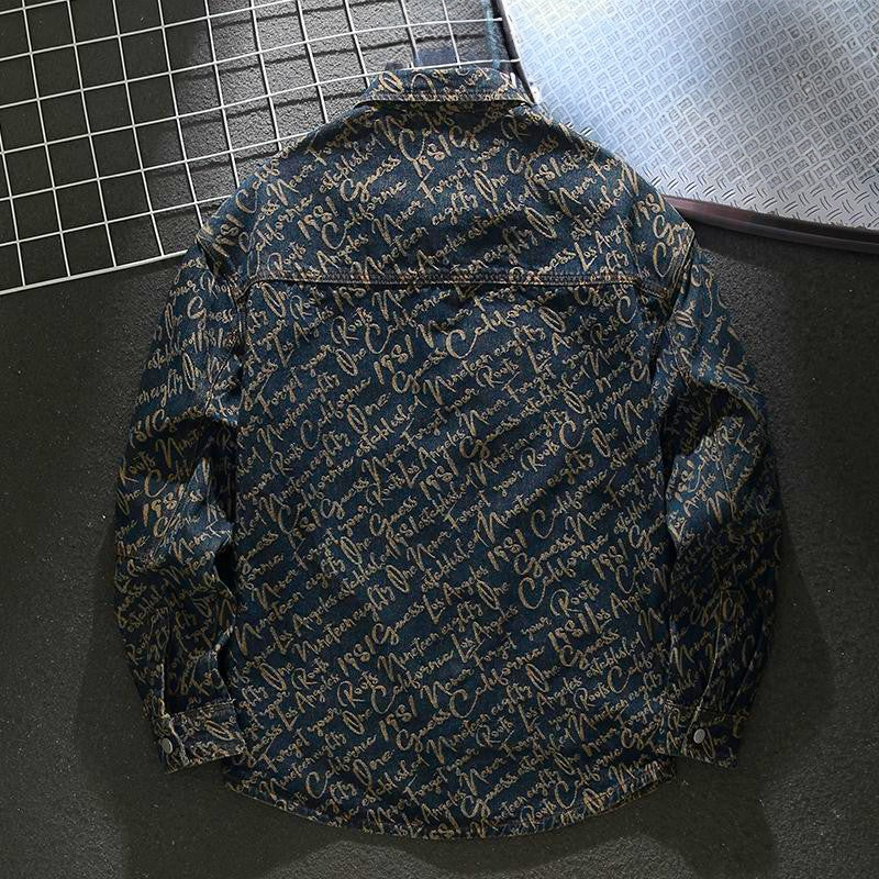 MONTELLI SCRIPT DENIM JACKET