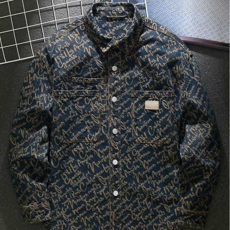 MONTELLI SCRIPT DENIM JACKET