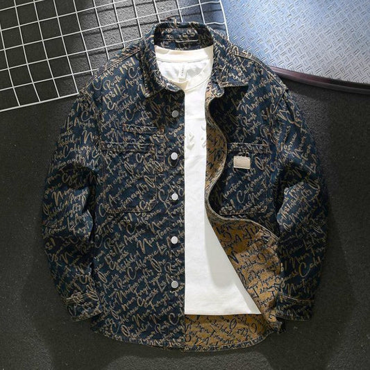 MONTELLI SCRIPT DENIM JACKET