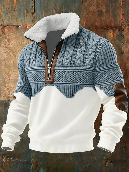 ALDERTON HALF-ZIP KNIT JUMPER