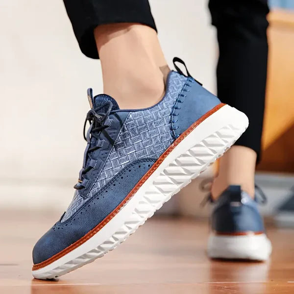 VALDONI LONDON LEATHER SNEAKERS