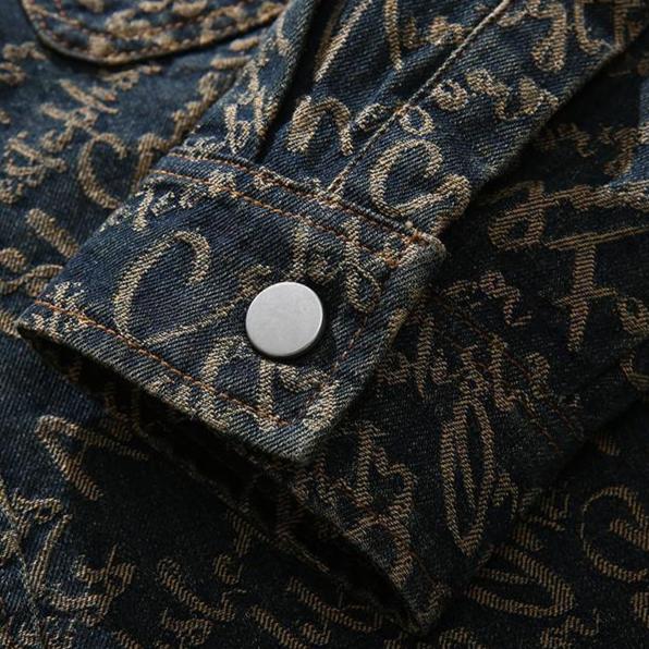 MONTELLI SCRIPT DENIM JACKET