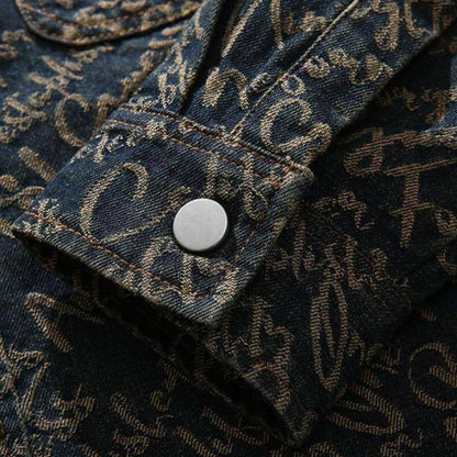 MONTELLI SCRIPT DENIM JACKET