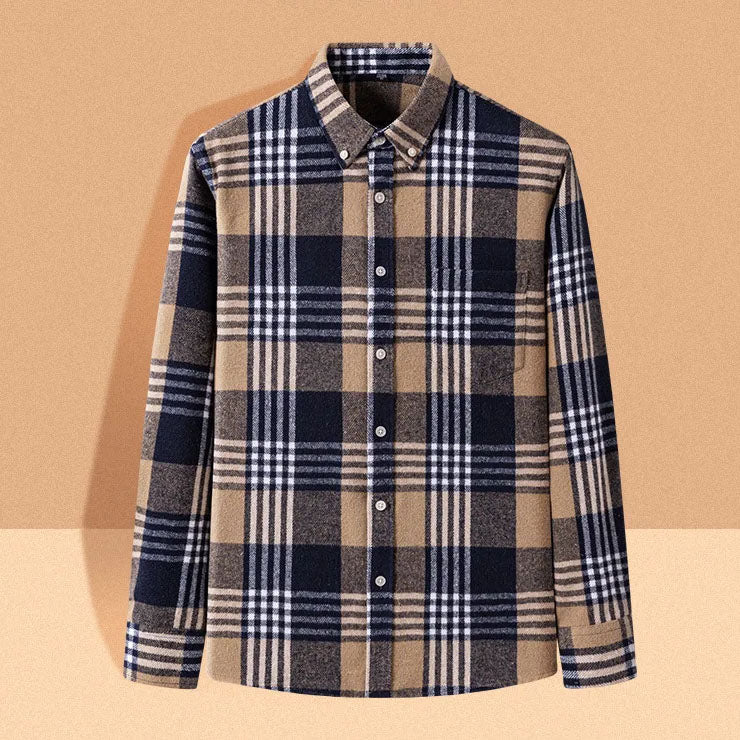 BELMONTE COTTON FLANNEL SHIRT