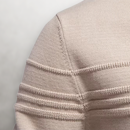 SULLIVAN GRID COTTON SWEATER