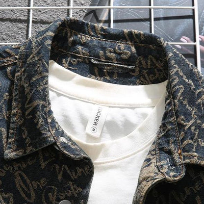 MONTELLI SCRIPT DENIM JACKET