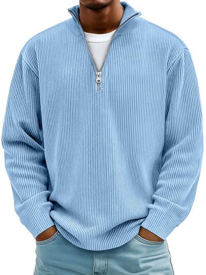 MATTEO RIBBED PULLOVER