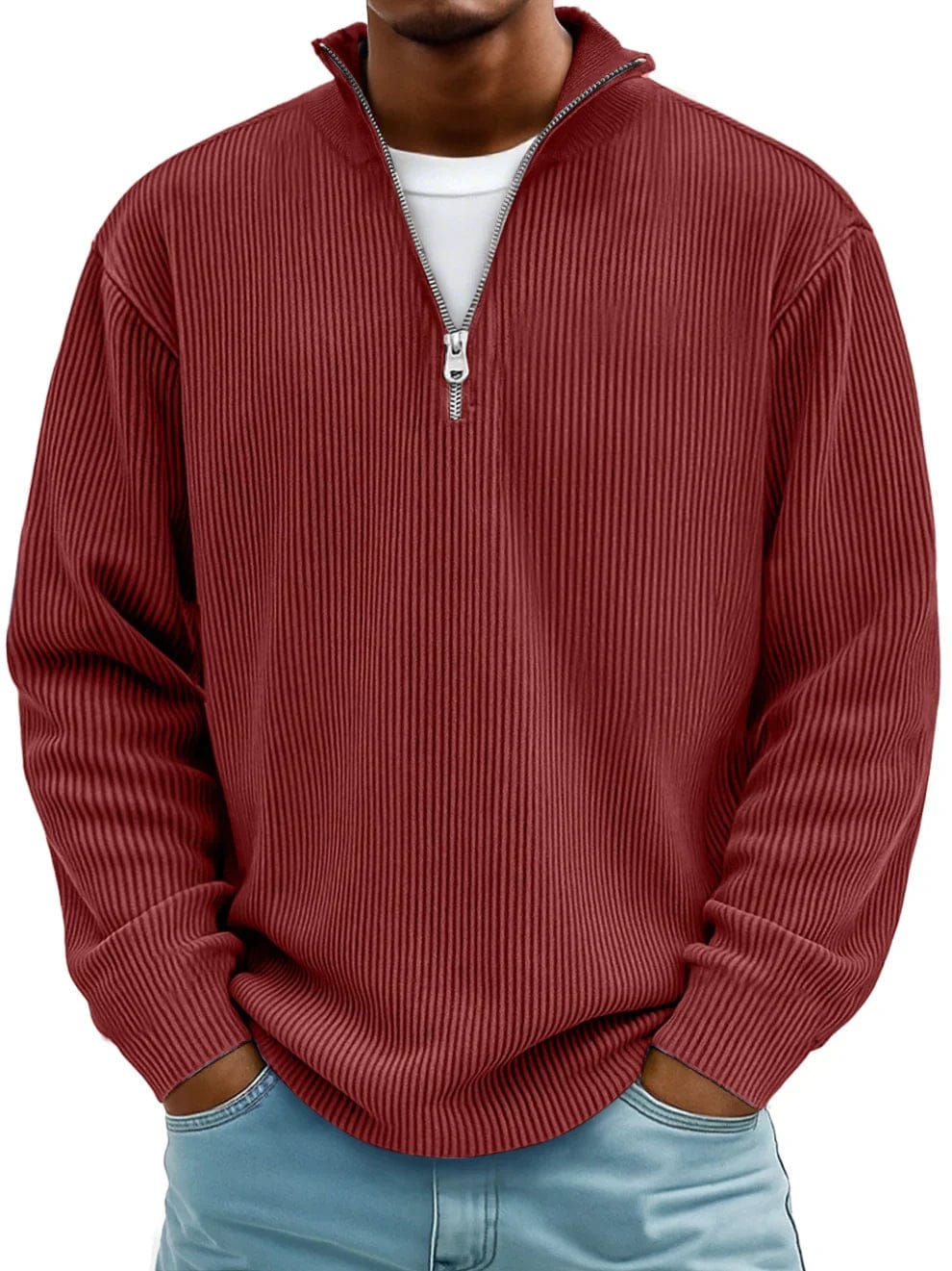 MATTEO RIBBED PULLOVER