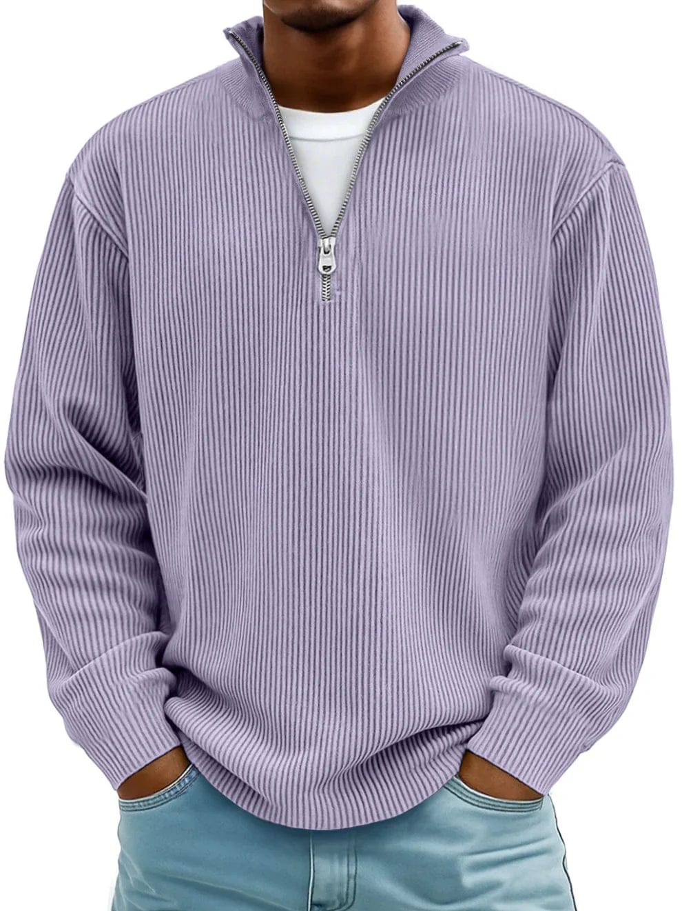 MATTEO RIBBED PULLOVER