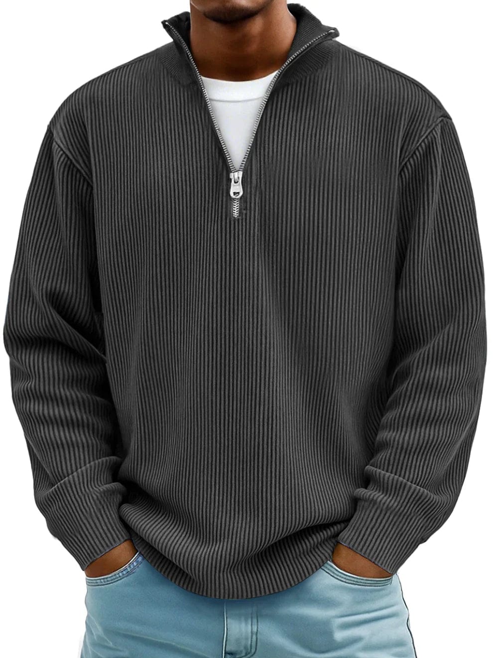 MATTEO RIBBED PULLOVER