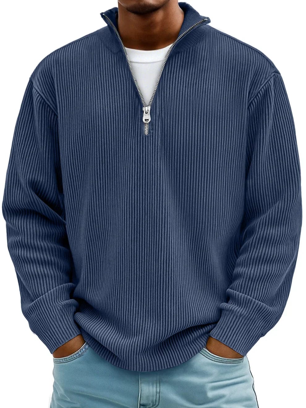 MATTEO RIBBED PULLOVER