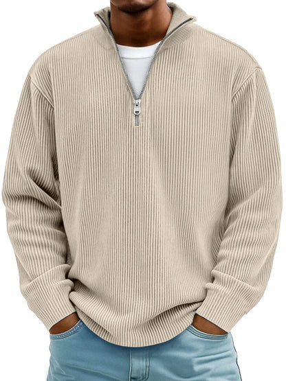 MATTEO RIBBED PULLOVER