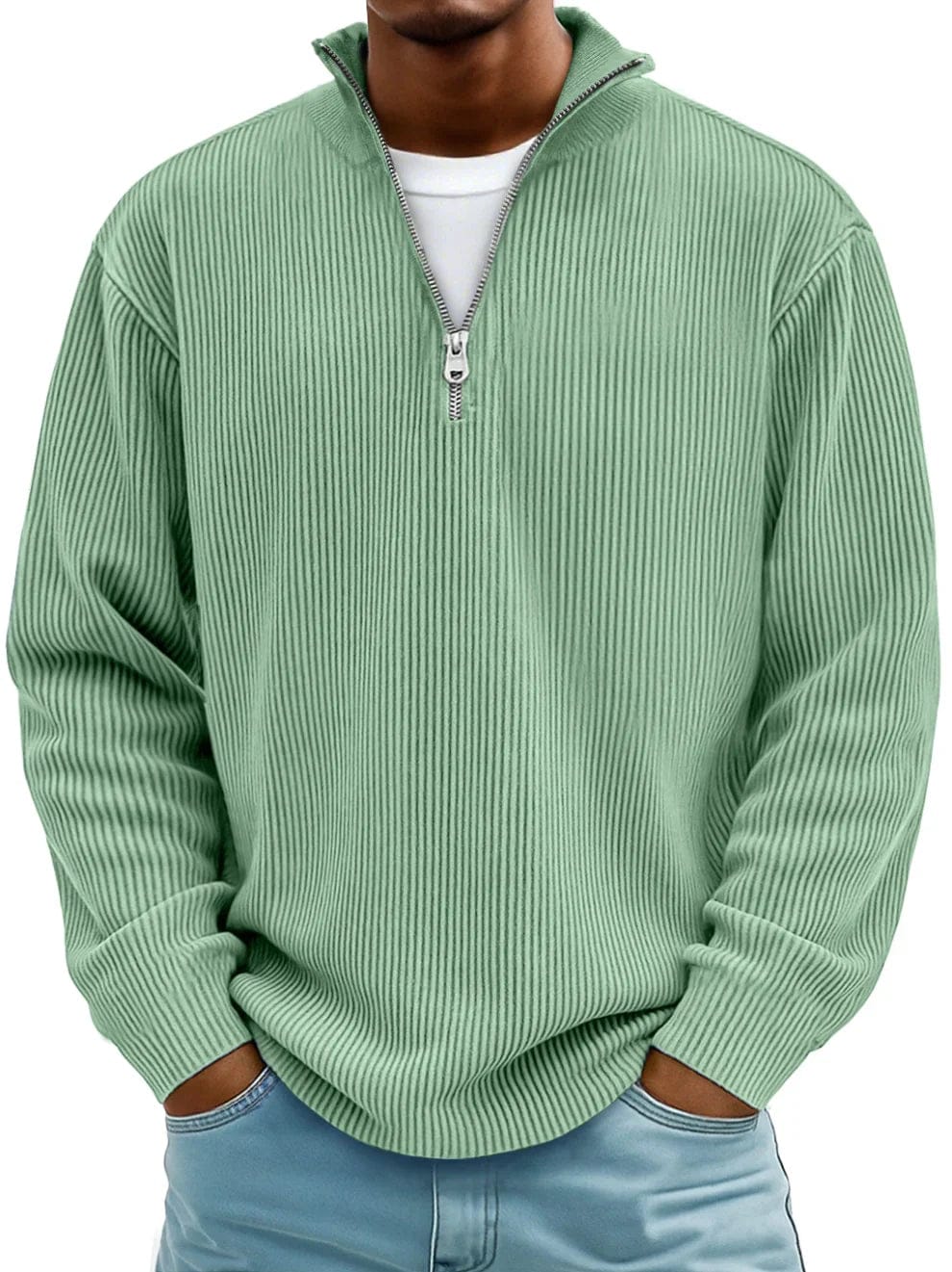 MATTEO RIBBED PULLOVER