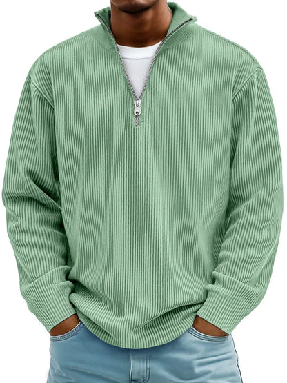 MATTEO RIBBED PULLOVER
