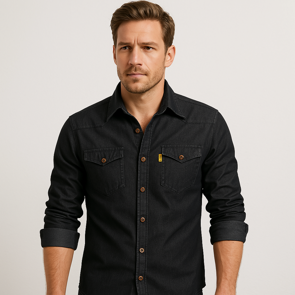 VALENZO COTTON DENIM SHIRT