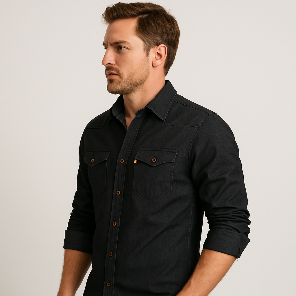 VALENZO COTTON DENIM SHIRT