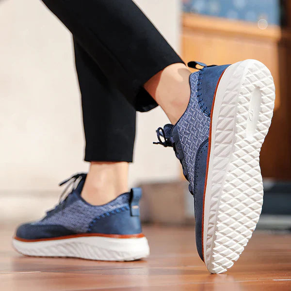 VALDONI LONDON LEATHER SNEAKERS