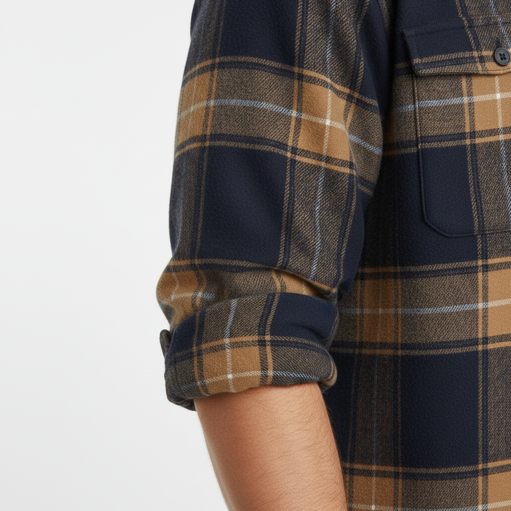 BELMONTE COTTON FLANNEL SHIRT