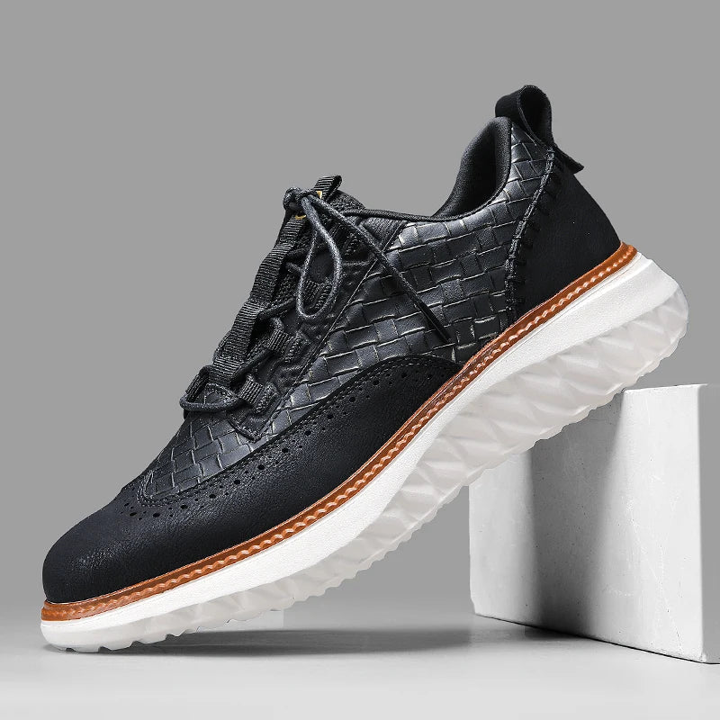 VALDONI LONDON LEATHER SNEAKERS