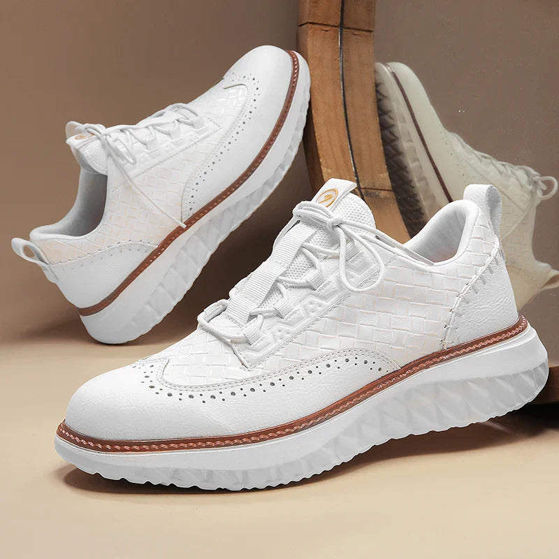 VALDONI LONDON LEATHER SNEAKERS