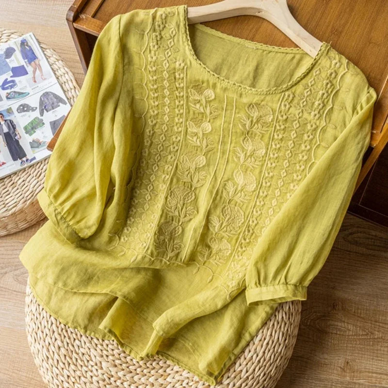 Maeve Linen Blouse