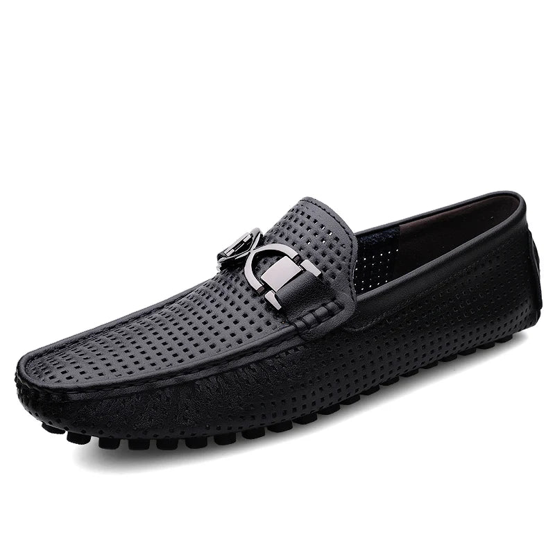 MIKE VINCENZA LEATHER LOAFERS