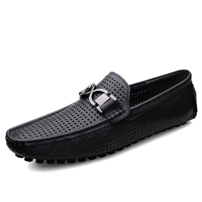 MIKE VINCENZA LEATHER LOAFERS