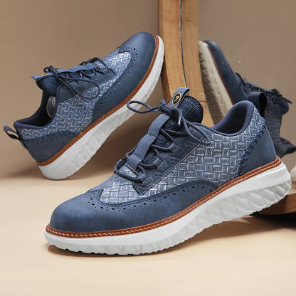 VALDONI LONDON LEATHER SNEAKERS