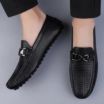 MIKE VINCENZA LEATHER LOAFERS
