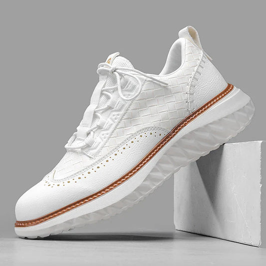 VALDONI LONDON LEATHER SNEAKERS