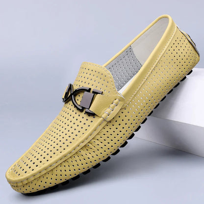 MIKE VINCENZA LEATHER LOAFERS
