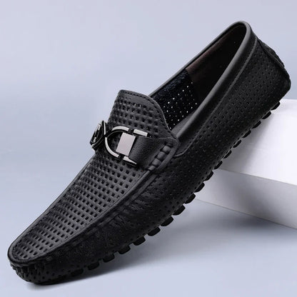 MIKE VINCENZA LEATHER LOAFERS