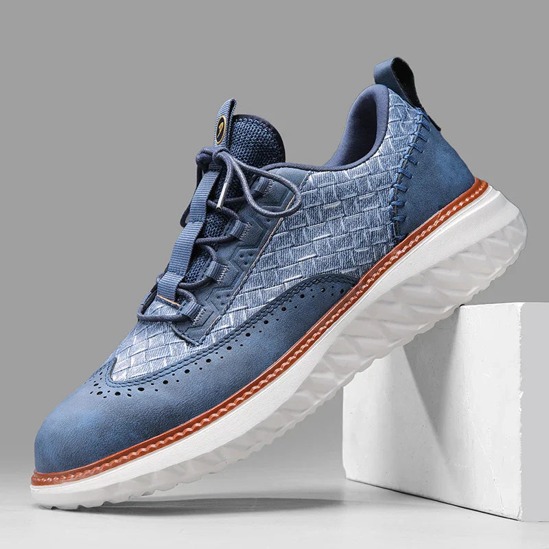 VALDONI LONDON LEATHER SNEAKERS