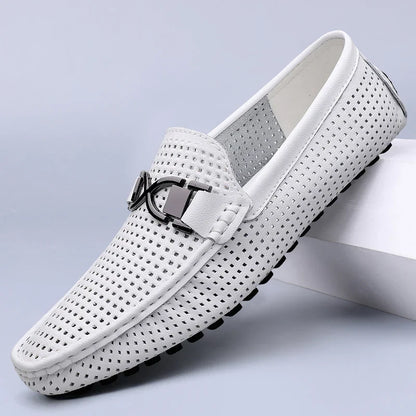 MIKE VINCENZA LEATHER LOAFERS