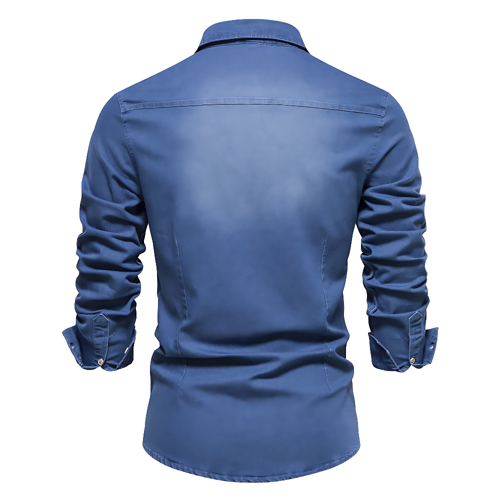 VALENZO COTTON DENIM SHIRT