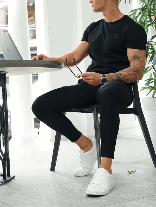 Noa Stretch Pants  - Black