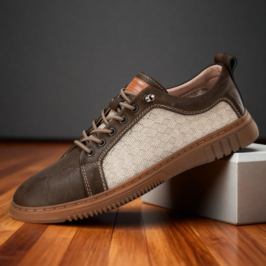 Napoli Grid Sneakers