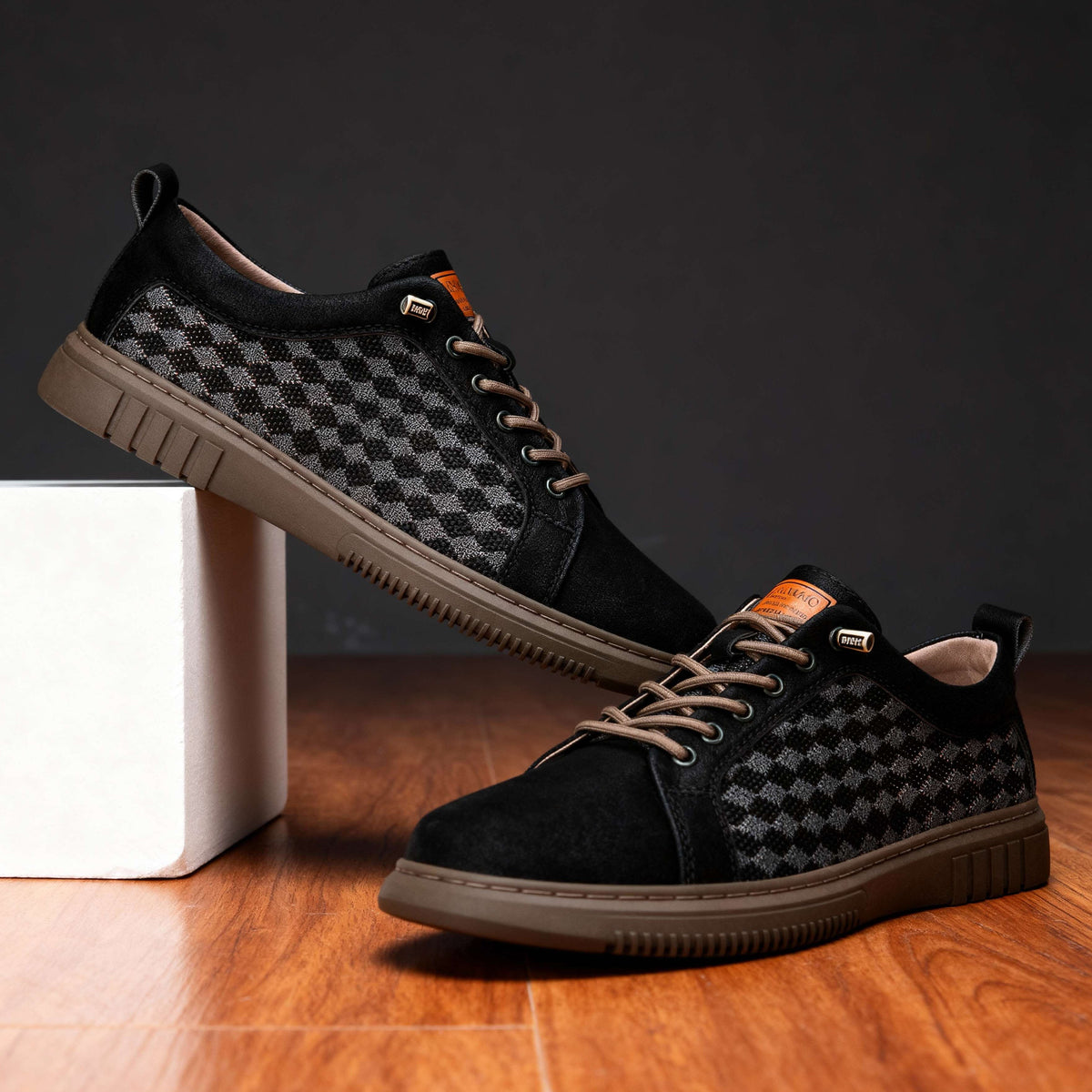 Napoli Grid Sneakers